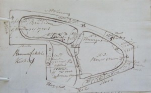 Schets plattegrond 1820