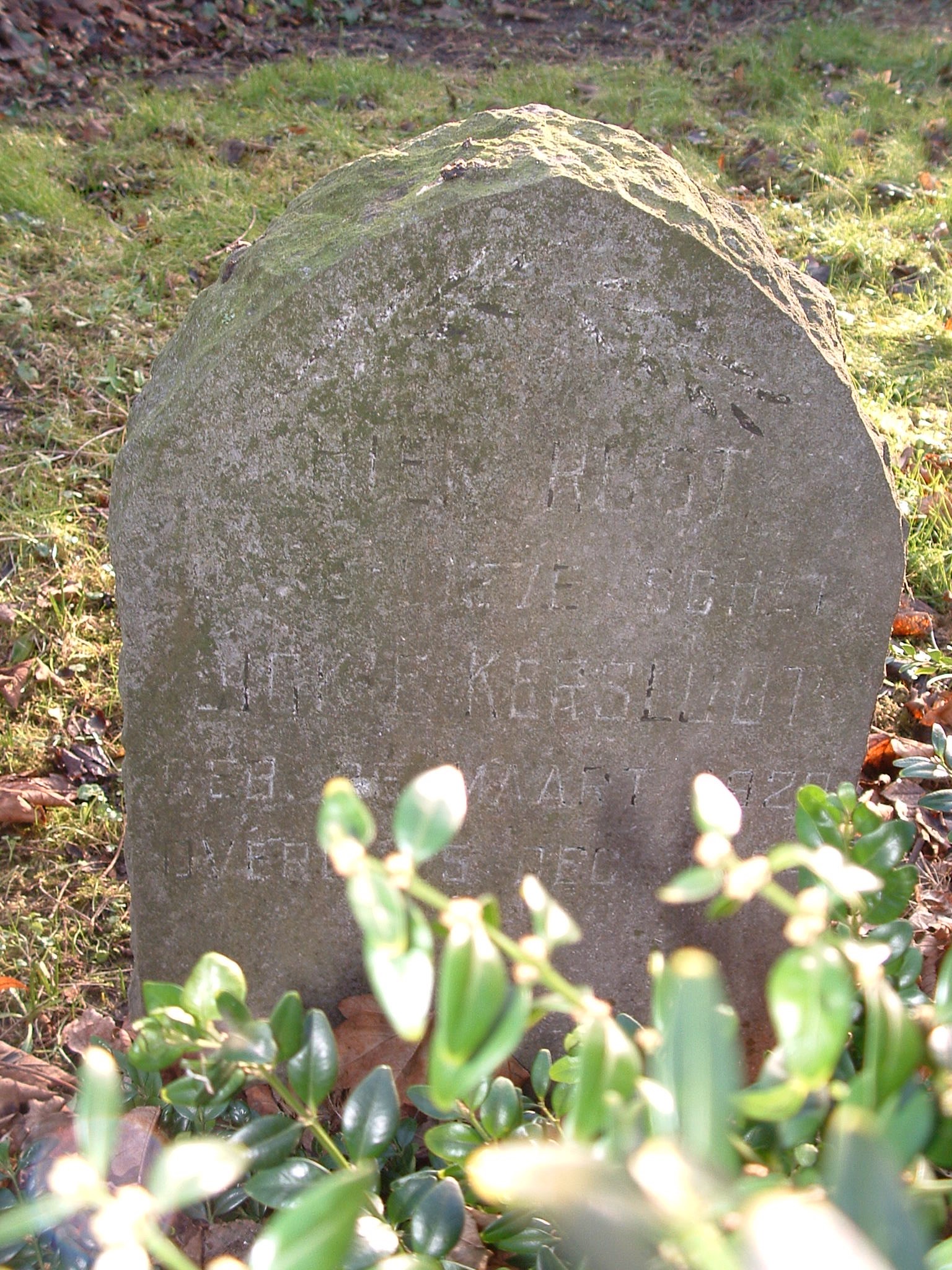 Derk Jan Kersloot (Dickie) – Oude Begraafplaats Purmerend